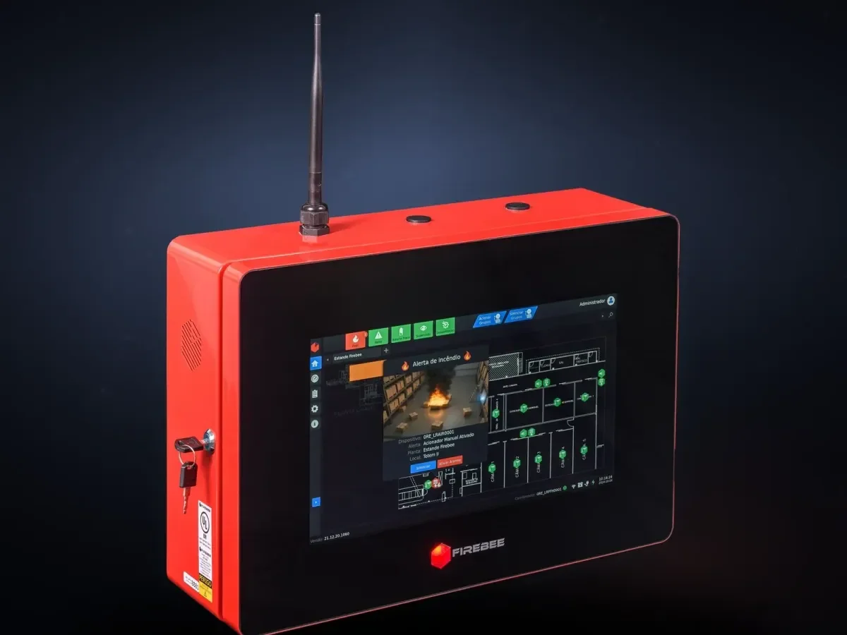 Central de alarme de incêndio wireless Firebee FHT